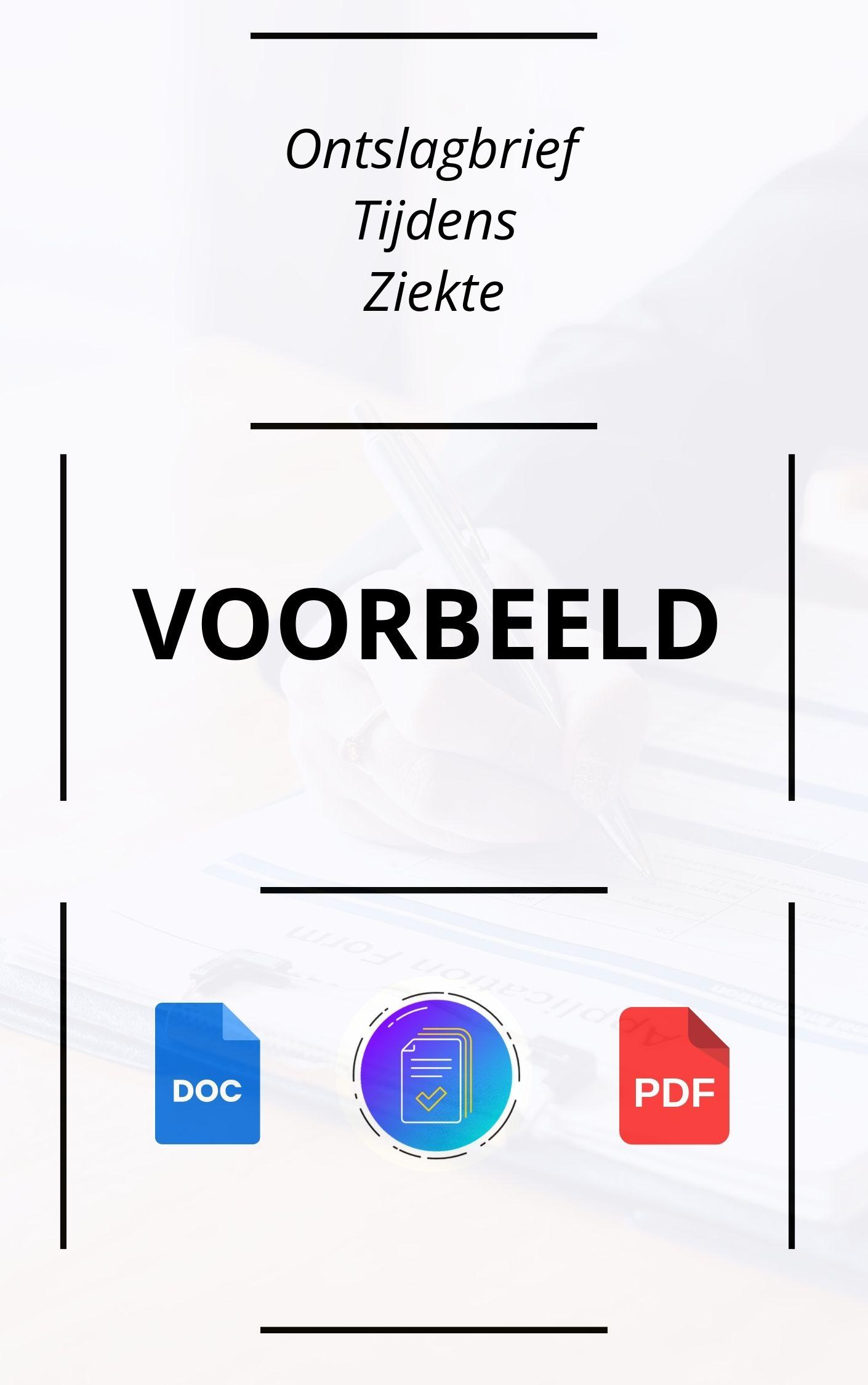 Ontslagbrief Tijdens Ziekte