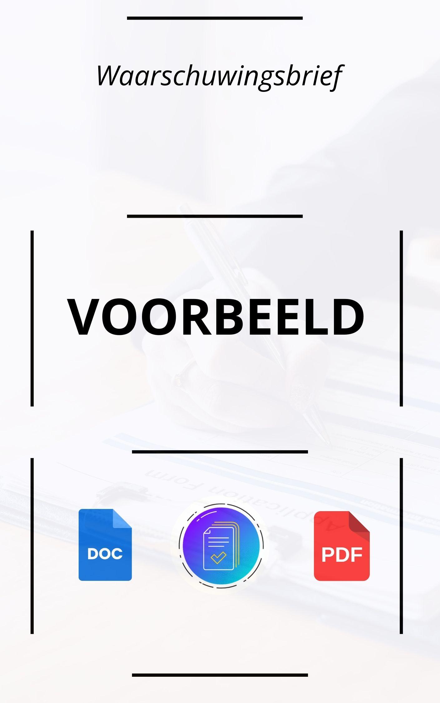 Waarschuwingsbrief